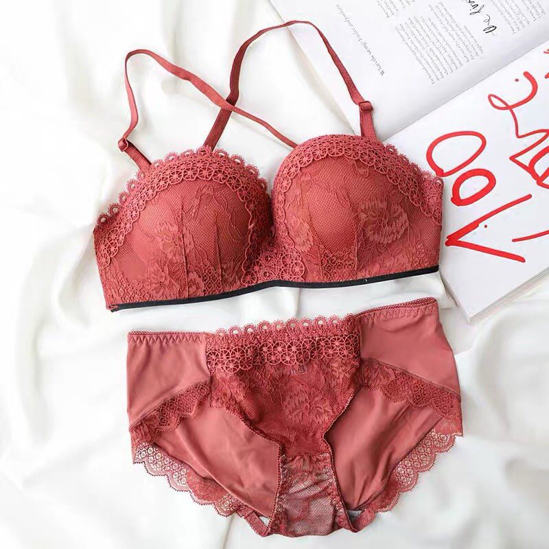 Áo lót nữ LENABRA, Bộ đồ lót đúc răng cưa không gọng đệm dày siêu đẩy