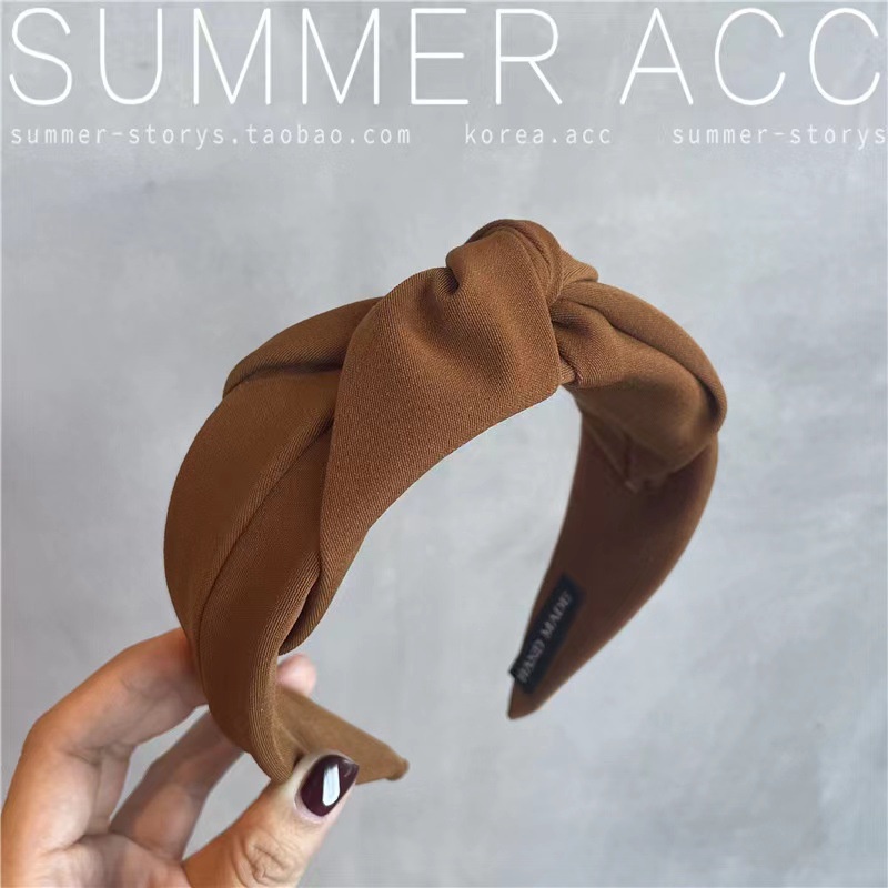 Băng Đô Thắt Nút Vải Phong Cách Retro Thời Trang Thu Đông 2022