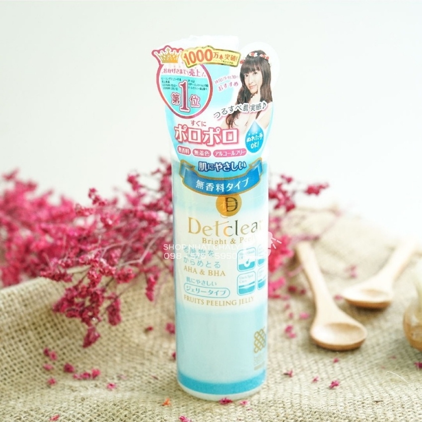 Tẩy Tế Bào Chết Detclear  Nhật Bản Chứa AHA Và BHA Làm Sạch Bụi Bẩn Trên Da Không Gây Bít Tắc Lỗ Chân Lôn