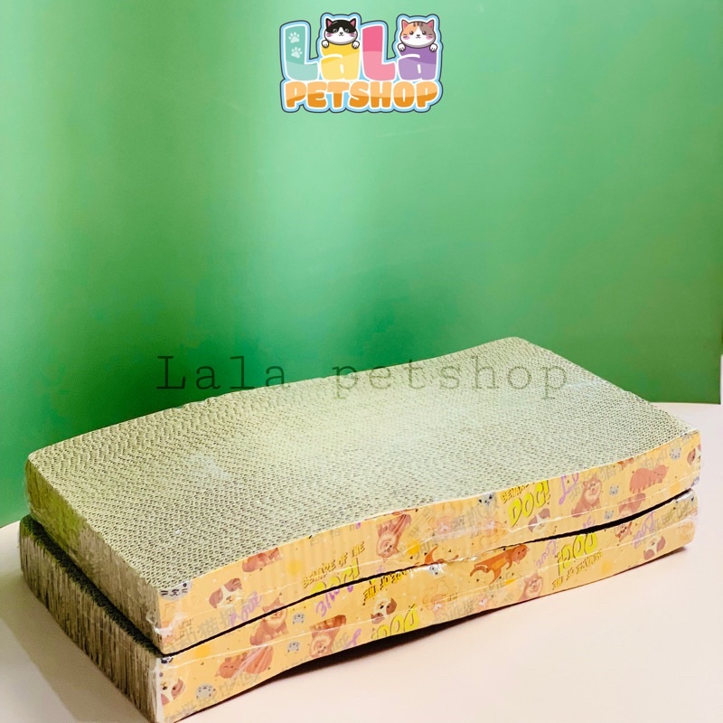 Đồ Chơi Bàn Cào Móng Cho Mèo, Bàn Cào Giấy, Bàn Cào Móng Lượn Sóng Cho Mèo, LaLaPetShop