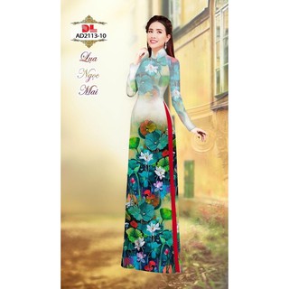 Combo vải áo dài in tằm cho khách