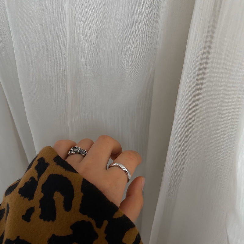 Nhẫn hở phong cách Retro cá tính thời trang