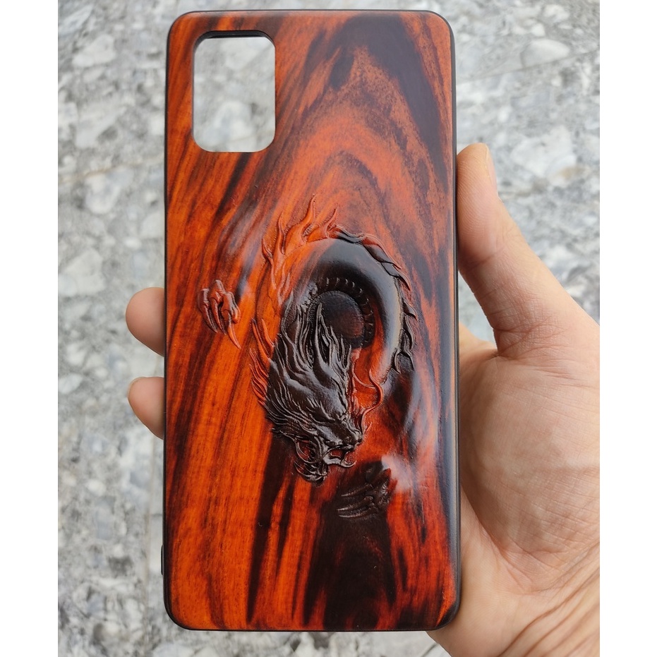 Ốp lphone gỗ trạm Rồng, ốp lưng gỗ phong thủy