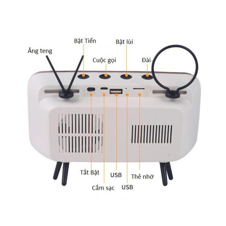 [G01] 💥Loa Bluetooth TV💥 Thu đài FM - đọc thẻ SD TF - Kết nối USB 🔥Sử dụng iPhone 6 > 11 Pro Max - Samsung Note 7>9- 