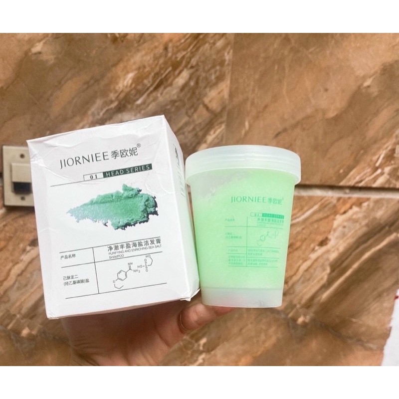 Tẩy Tế Bào Chết Da Đầu Cho Tóc Jiorniee Giảm Dầu, Sạch Gàu, Tơi Tóc
