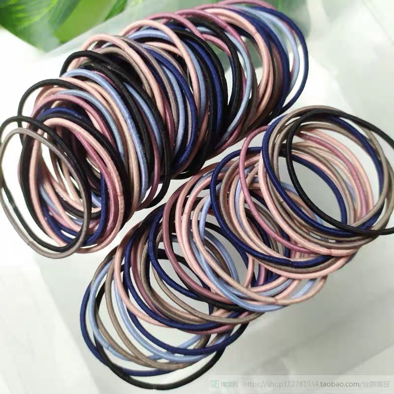 [THANH LÝ] ( Combo 100 sợi ) Dây Buộc Tóc Hàn Quốc