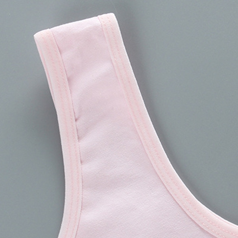 Áo Ngực Cotton Một Lớp Không Gọng Màu Sắc Kẹo Ngọt Dành Cho Tuổi Teen