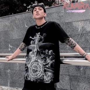 Áo phông nam nữ MIKENCO Thiên thần Fallen angel tshirt,áo thun mikenco dáng unisex cotton 100% co dãn-AEHULKSHOPVN6