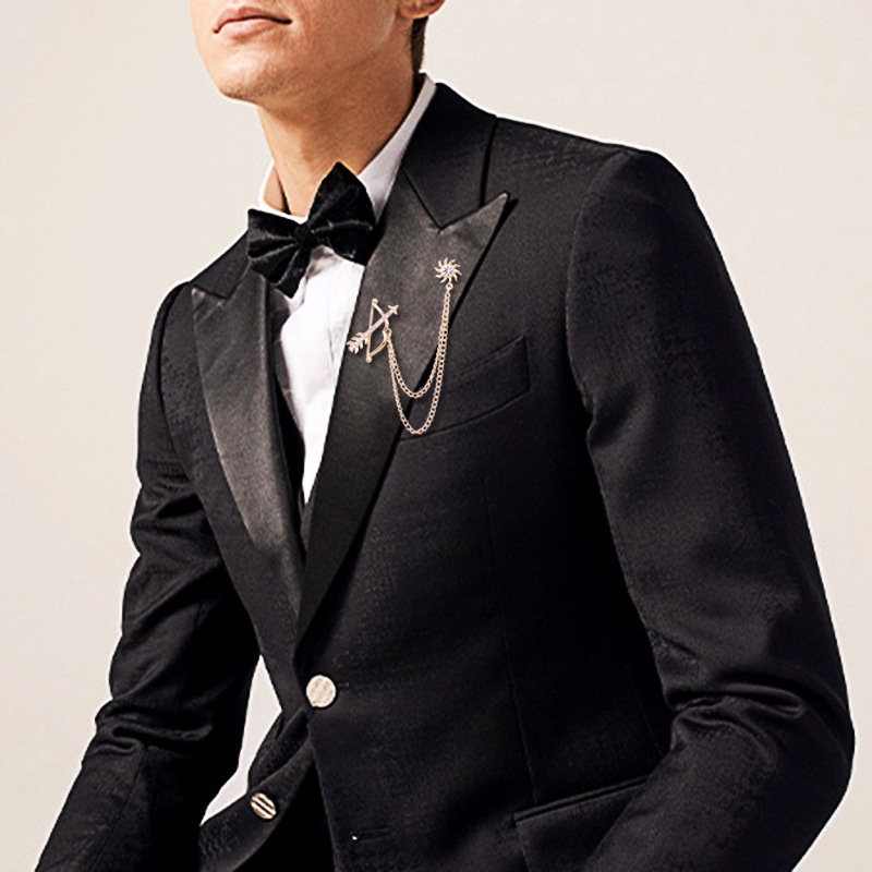 EFAN Bán Chạy Trâm Cài Áo Khoác Dây Xích Tua Rua Hình Cung Thủ Myth Archery Cho Nam