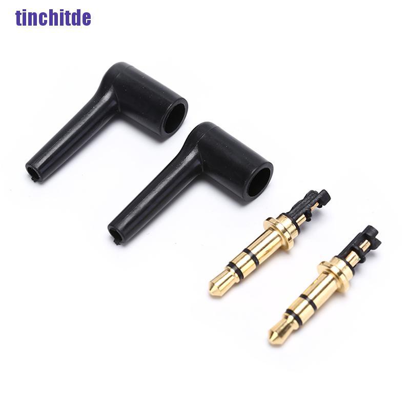 Set 2 Đầu Nối Chuyển Đổi Tai Nghe 3.5mm 90 Độ Chuyên Dụng