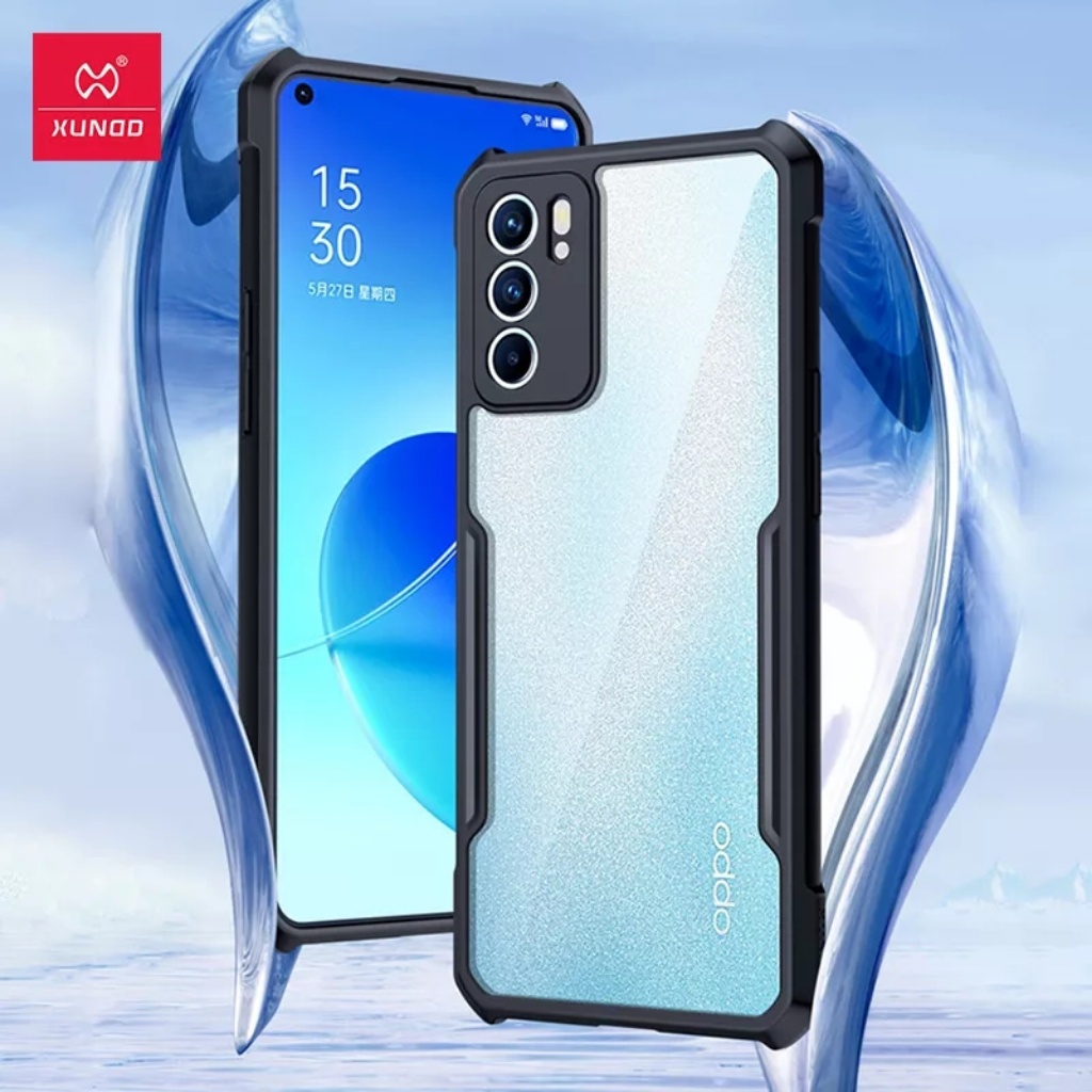 Ốp lưng Oppo Reno 6 5G hiệu Xundd lưng trong viền màu thời trang cao cấp chống sốc siêu bền