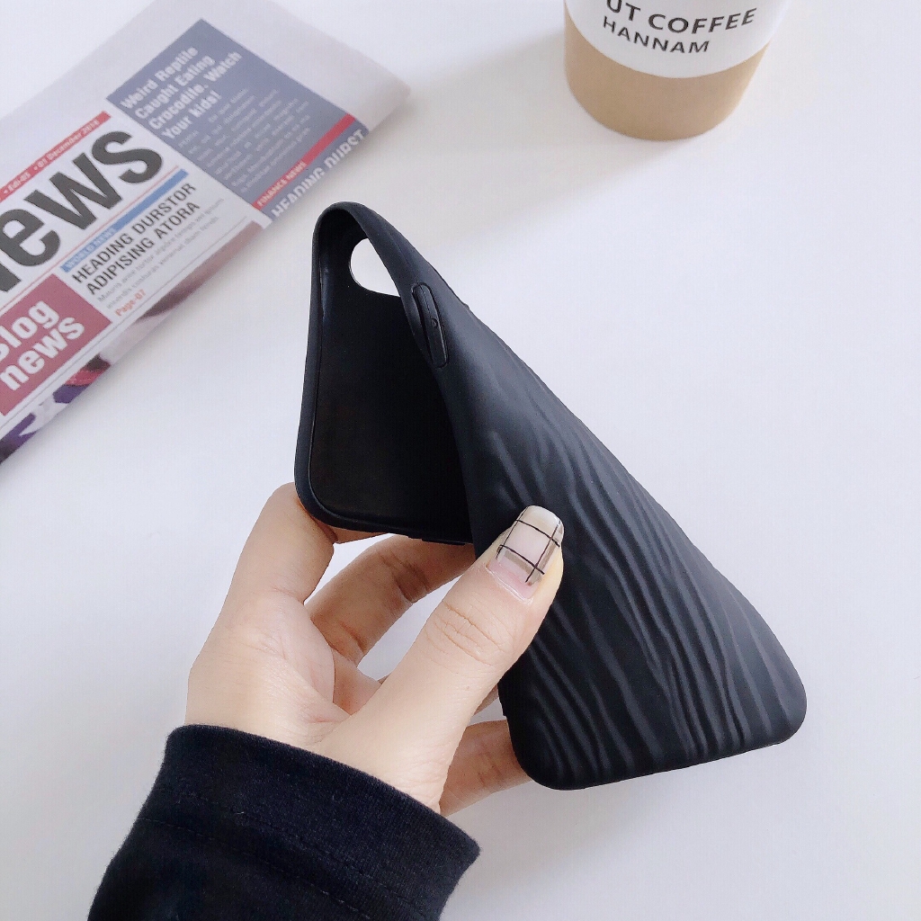 Ốp điện thoại silicone mềm vân cát lỏng màu trơn thời trang cho IPhone 11 11pro max XSmax X XR 6 7 8 6Plus 8plus | BigBuy360 - bigbuy360.vn
