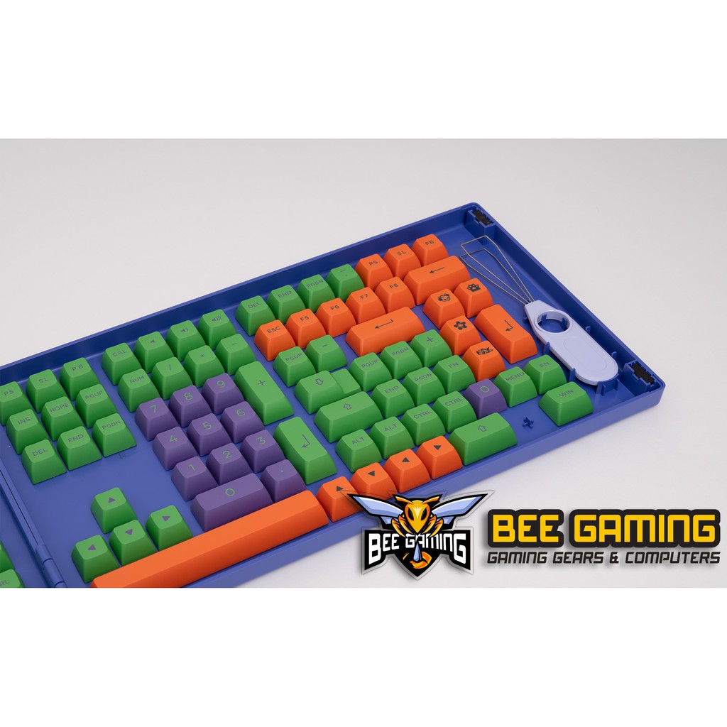 [Mã SKAMSALE03 giảm 10% đơn 200k] Bộ Keycap AKKO EVA-01 dành cho phím cơ (Chất liệu PBT Double-Shot, 158 nút)