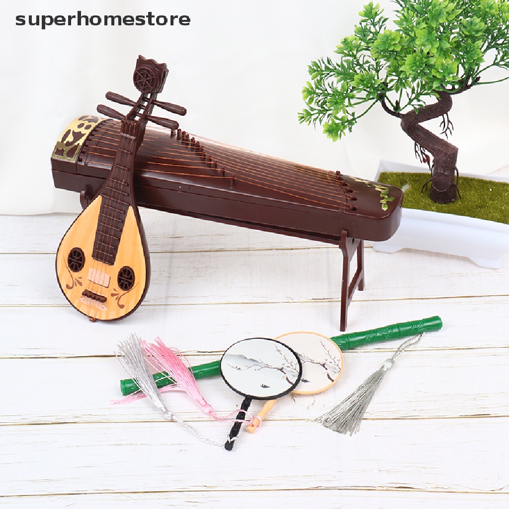 Nhạc cụ thiết kế nhỏ gọn tùy chọn dành cho nhà búp bê