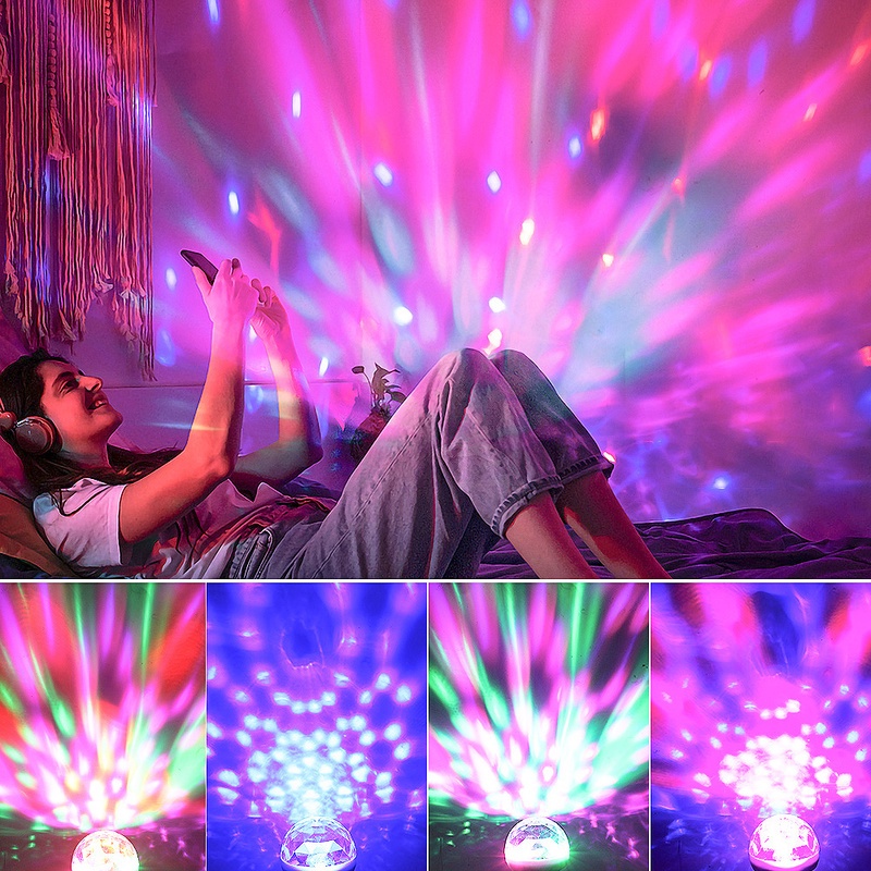 Đèn Led USB Mini Tạo Hiệu Ứng Ánh Sáng Đêm Độc Đáo Trang Trí Nội Thất Xe Hơi