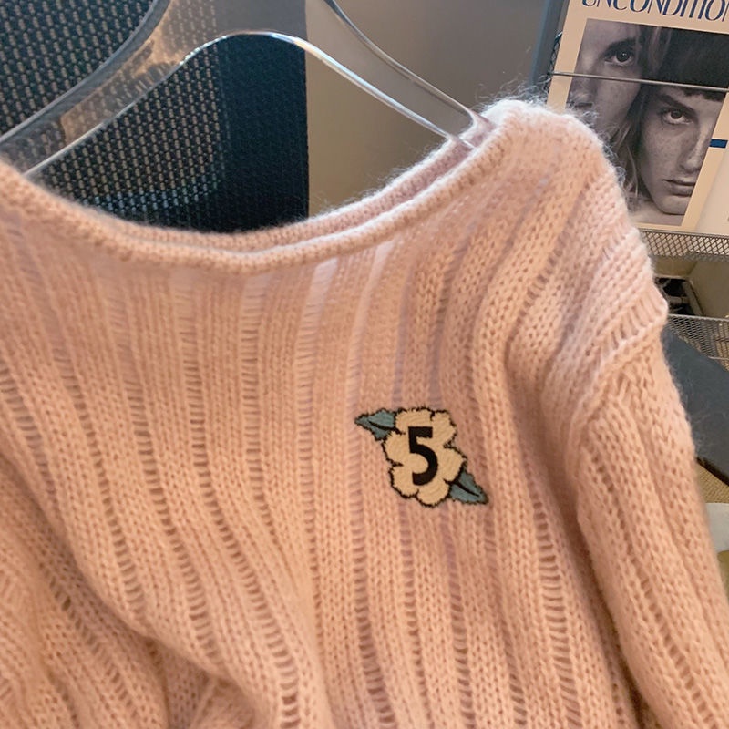 Áo Sweater Thiết Kế Mới Ngọt Ngào Thời Trang Mùa Thu Theo Phong Cách Hàn Quốc Cho Nữ