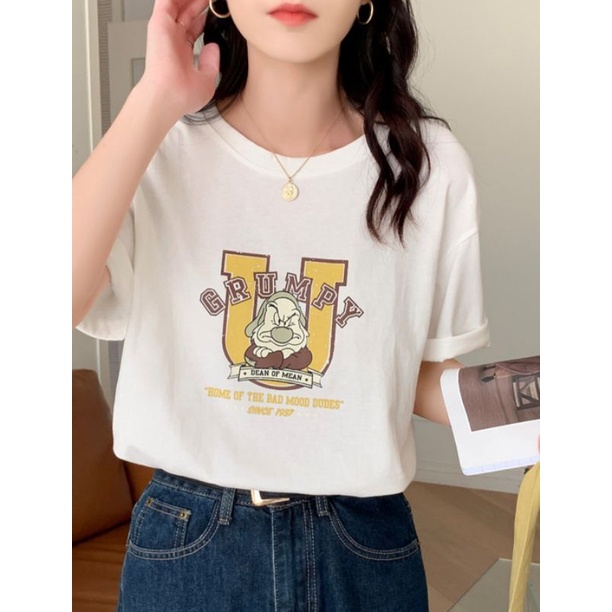 Áo thun nữ cổ tròn áo phông giấy fom vừa tay ngắn mẫu mới hàn quốc hàng đẹp cực xinh hot hit bán chạy giá rẽ