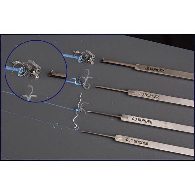 Dụng cụ mô hình hobby - Kẻ line Chisel Border Tool BD0007