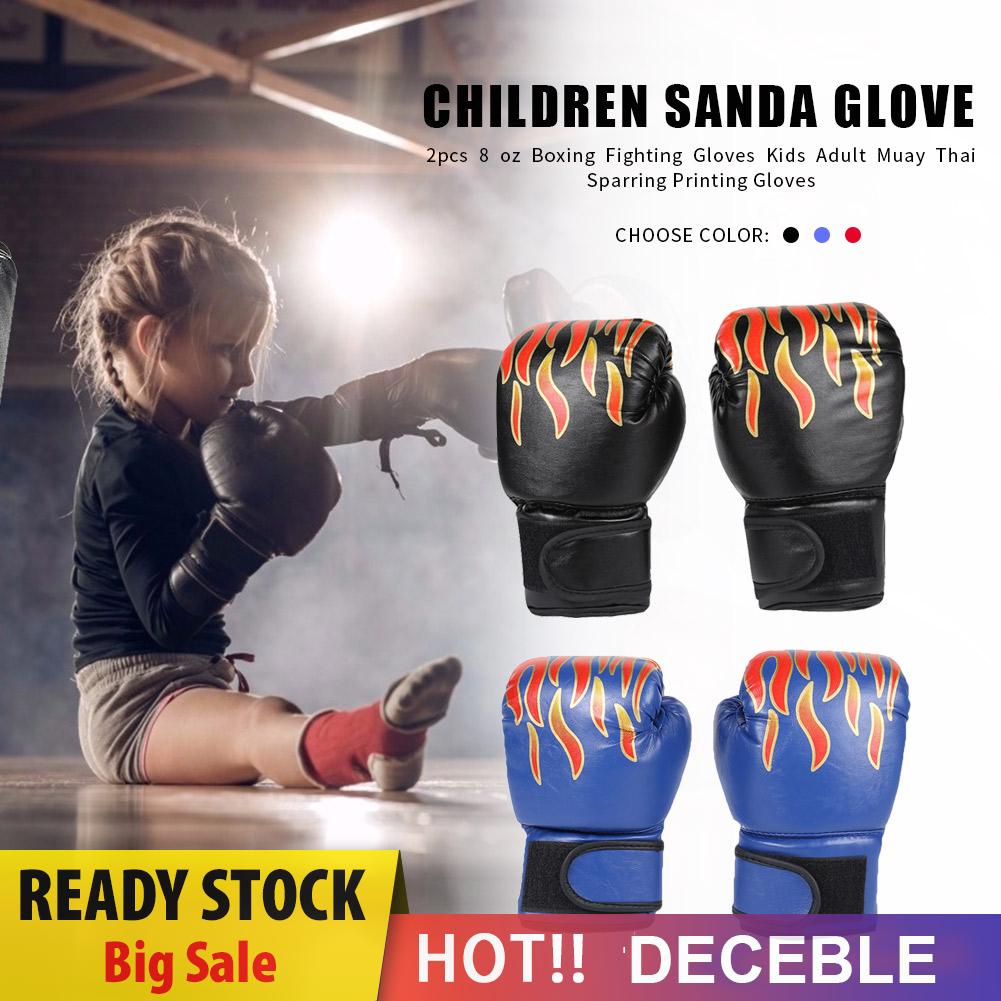 Set 2 Găng Tay Tập Boxing Thoáng Khí Cho Bé