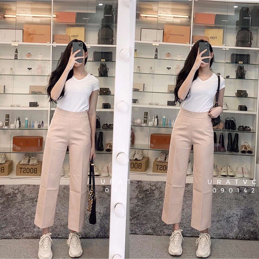 [FREESHIP - ẢNH CHÍNH CHỦ] Quần tây SUÔNG khóa kéo hông peruna 210
