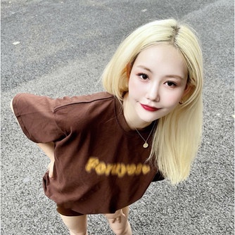 SUXI Áo Thun Ngắn Tay Cổ Tròn Dáng Rộng In Họa Tiết Đơn Giản Cá Tính Cho Nữ Mùa Hè