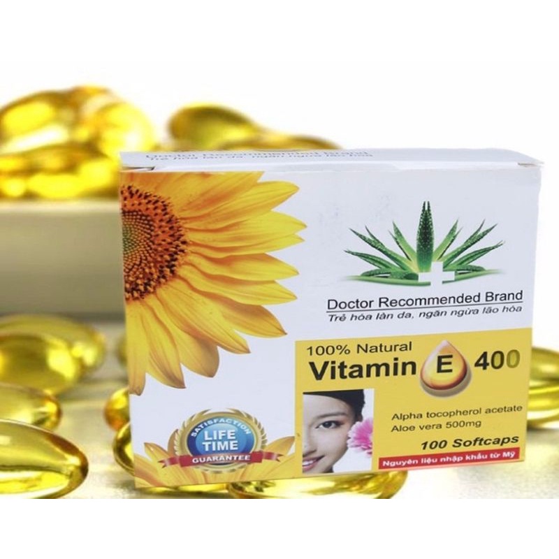 Vitamin E 400 USA hướng dương