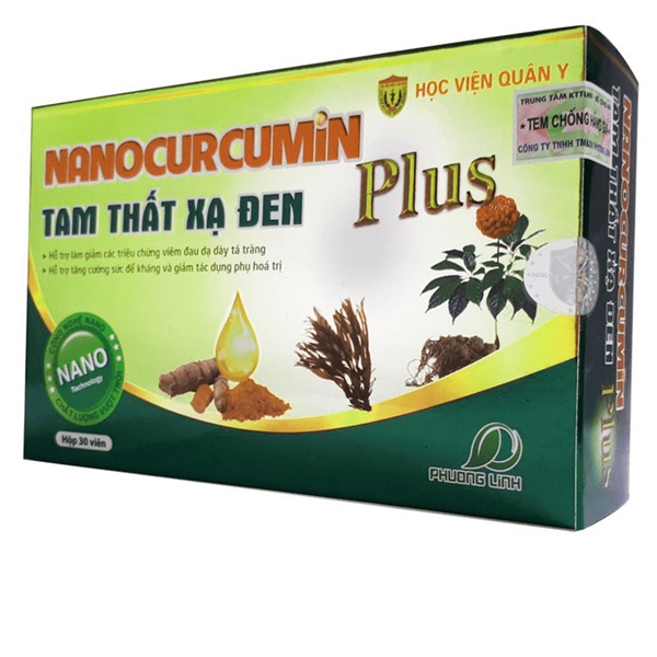 Nano Curcumin Tam Thất Xạ Đen Plus