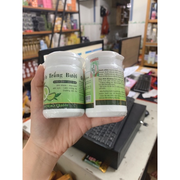kem kich trăng bưởi 100gr siêu trăng nhanh dưỡng ẩm da