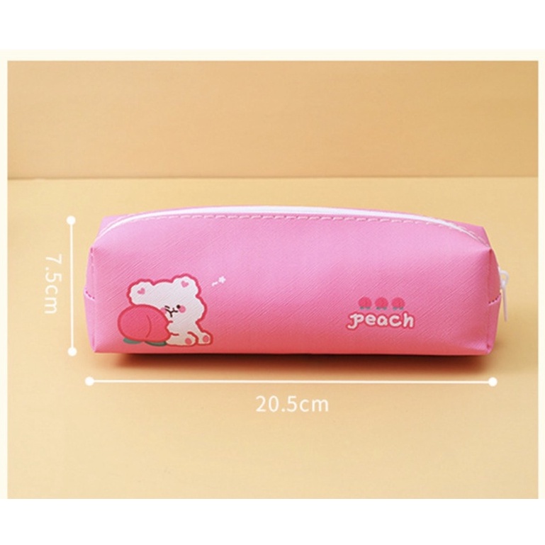 Bóp Viết Màu Không Thấm Nước Hình Bé Thú Xinh Xắn - Kích Thước: 20.5x7.5cm