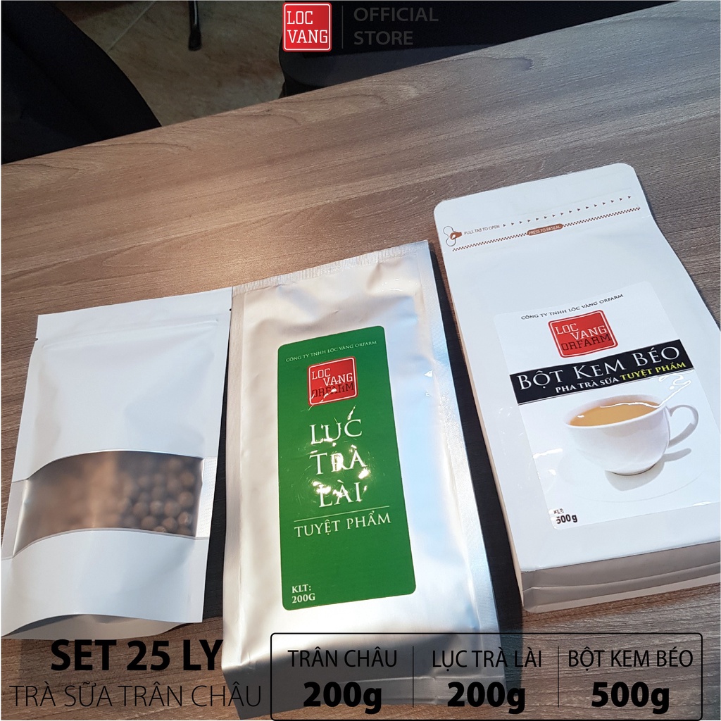 Trà Sữa Trân Châu SET 25 LY Lục Trà Lài (Lục Trà Nhài) Nguyên Liệu Làm Trà Sữa Tự Pha | BigBuy360 - bigbuy360.vn