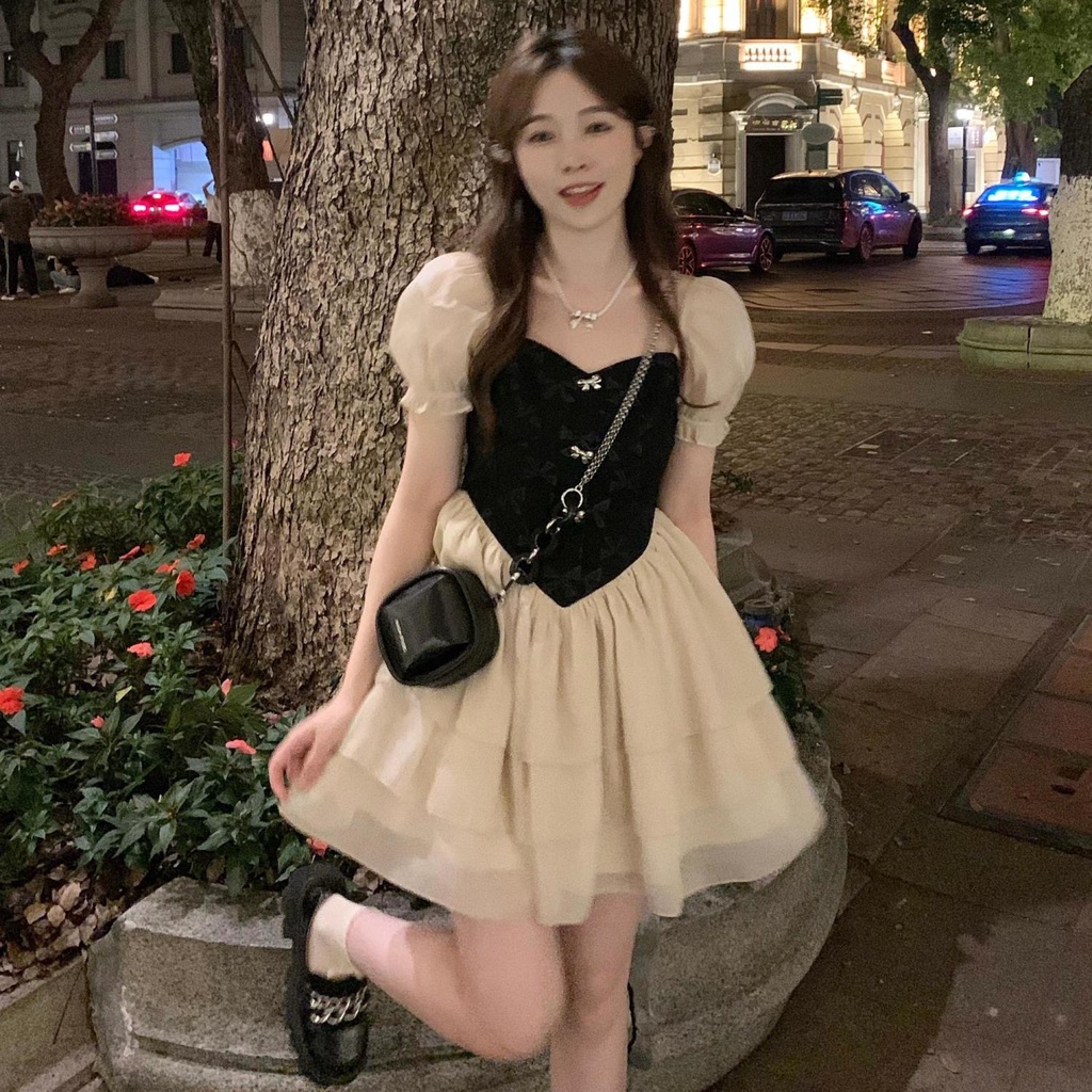 Đầm Công Chúa Dáng Ôm Phong Cách Hàn Quốc Thời Trang Mùa Hè 2022 Mới