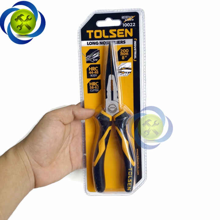 Kìm nhọn Tolsen 10022 dài 200mm (8 inch) loại công nghiệp