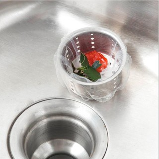 (30 túi) Túi Lưới Mỏng Lọc Rác Bồn Rửa Chén