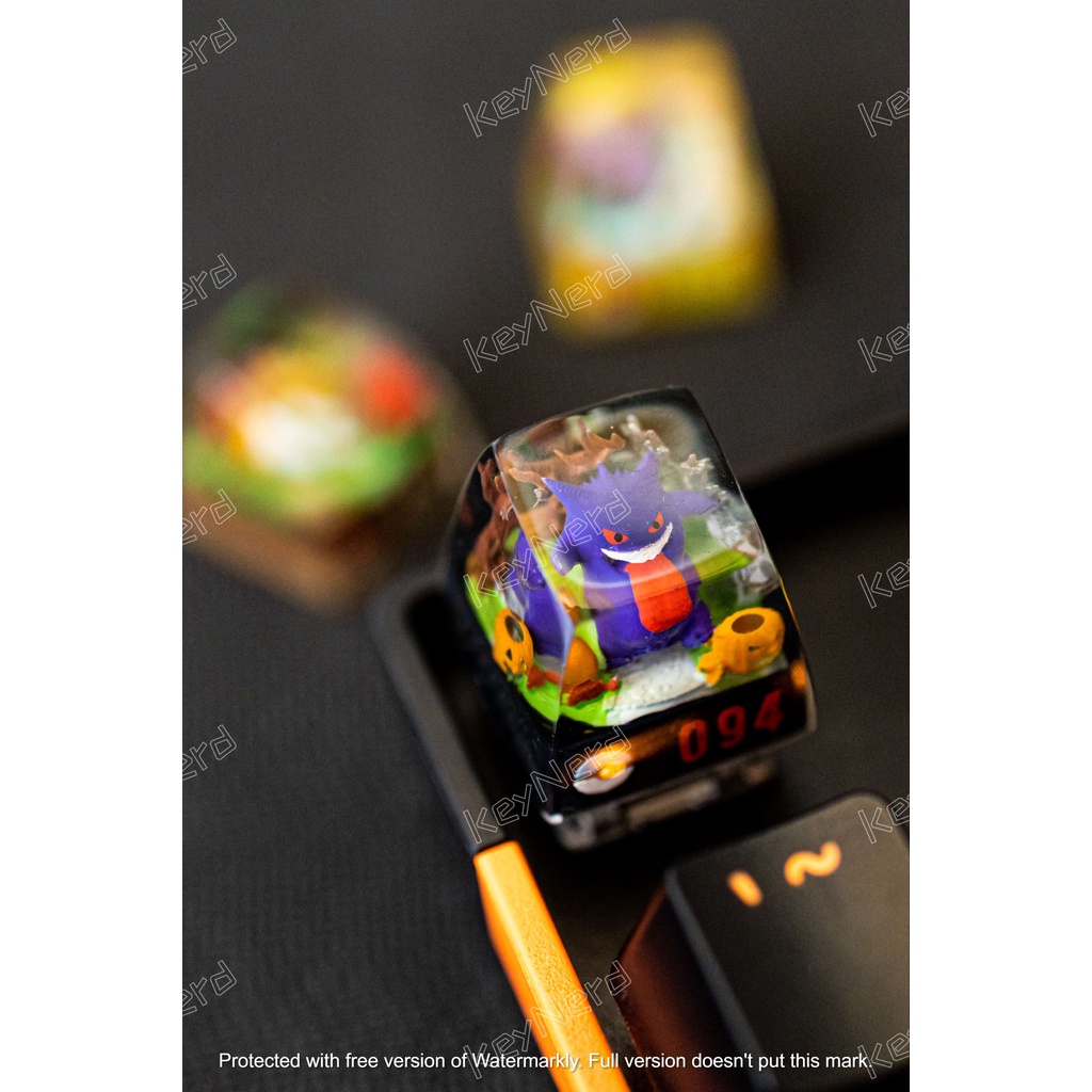 Keycap resin pokemon - nút bàn phím cơ - artisan