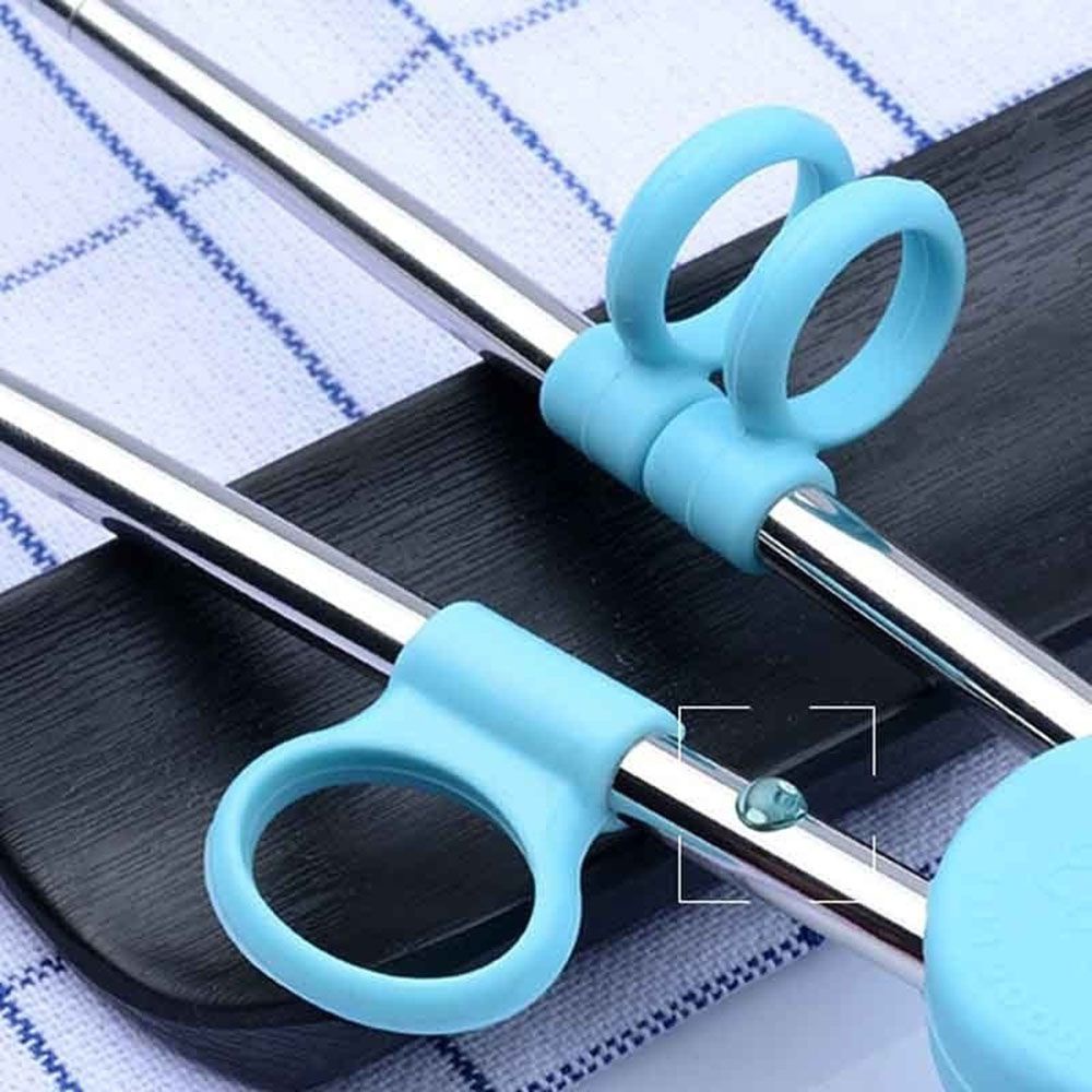 Epoch Đũa Tập Ăn Bằng Thép Không Gỉ Hình Chú Heo Nhiều Màu Dễ Thương Cho Bé