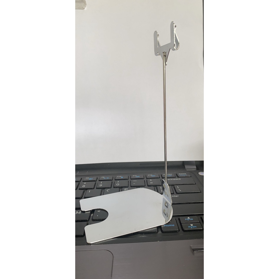 Kẹp để bàn inox, chân đê kẹp bằng inox dùng để kẹp cài tấm quảng cáo dùng tại các cửa hàng, siêu thị