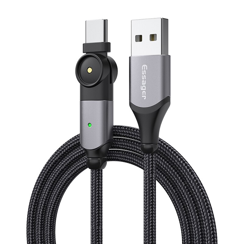 Dây Cáp Sạc Nhanh Essager Đầu USB Type-C Xoay Được Dành Cho Điện Thoại Di Động Samsung Xiaomi