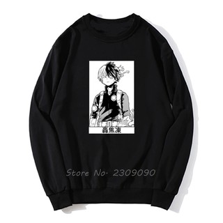 Todoroki Shoto My Hero Giới Học Thuật Áo Khoác Anime Nam Chui Đầu Áo Bông Tai Kẹp Dạo Phố Áo Khoác Hoddie