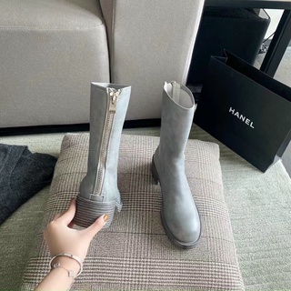 Bốt xám khói guidi khoá sau