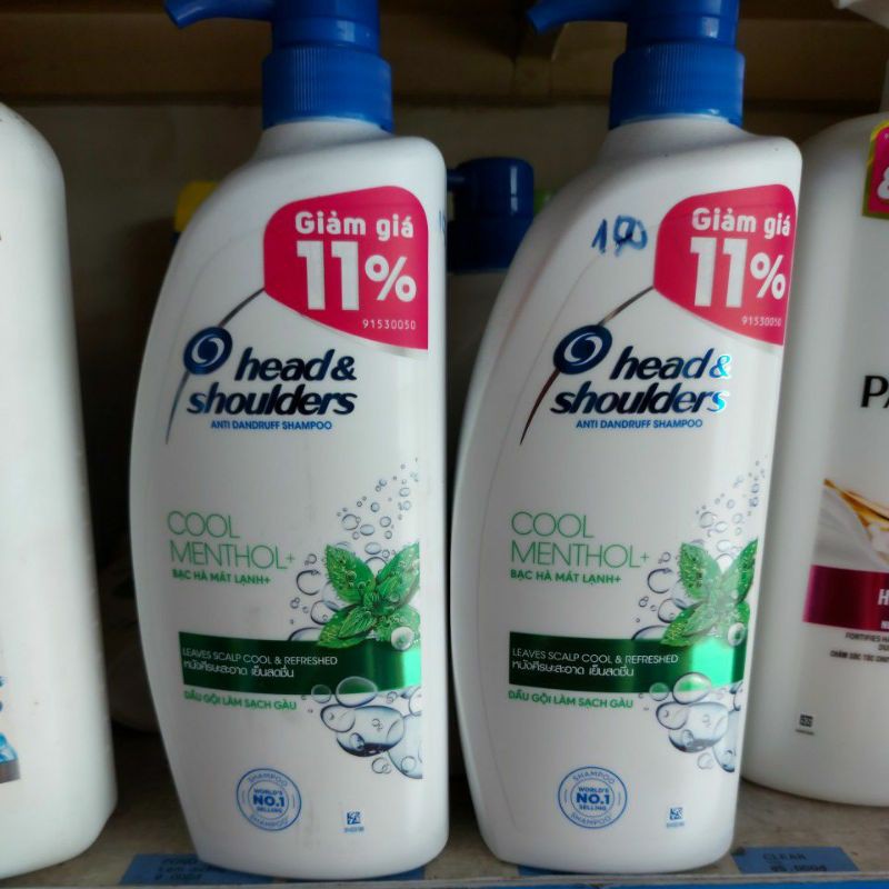 Dầu gội sạch gàu bạc hà Head & Shoulders 850g
