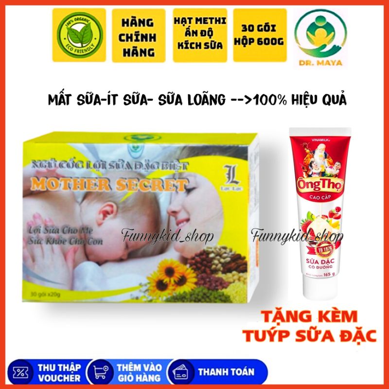 Ngũ cốc lợi sữa lạc lạc, ngũ cốc lạc lạc cho mẹ sau sinh hộp 30 gói chính - ảnh sản phẩm 2