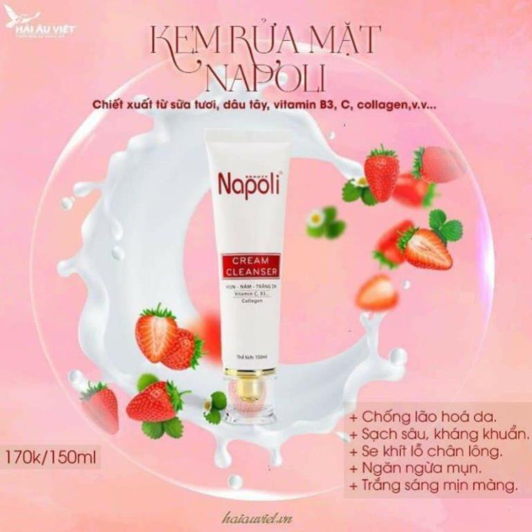 CREAM CLEANSER NAPOLI sữa rửa mặt