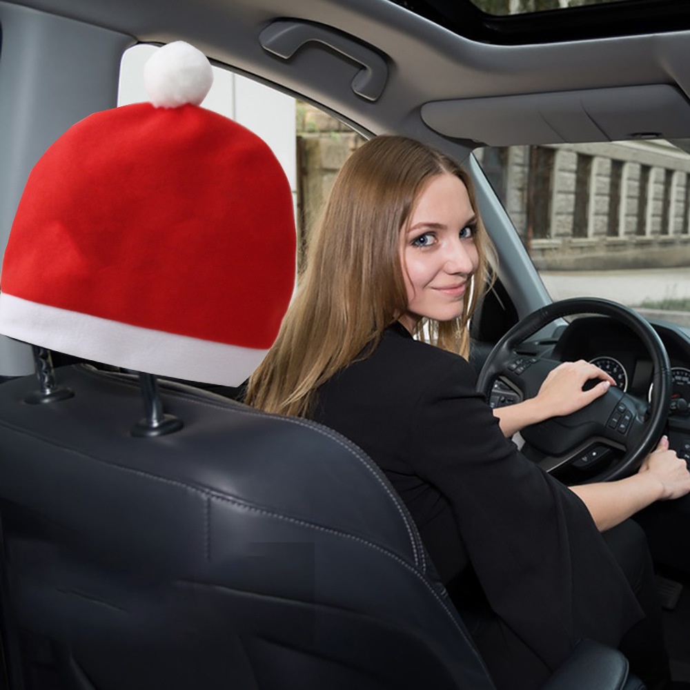 1 Vỏ Bọc Ghế Trang Trí Nội Thất Xe Hơi Phong Cách Giáng Sinh