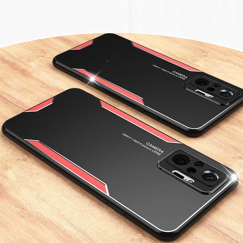Ốp điện thoại kim loại nhôm chống sốc cho Xiaomi Mi 11 Pro/ Mi 11 Lite Poco X3 Nfc 10S 10T 10 Ultra Mix 2S 3 4