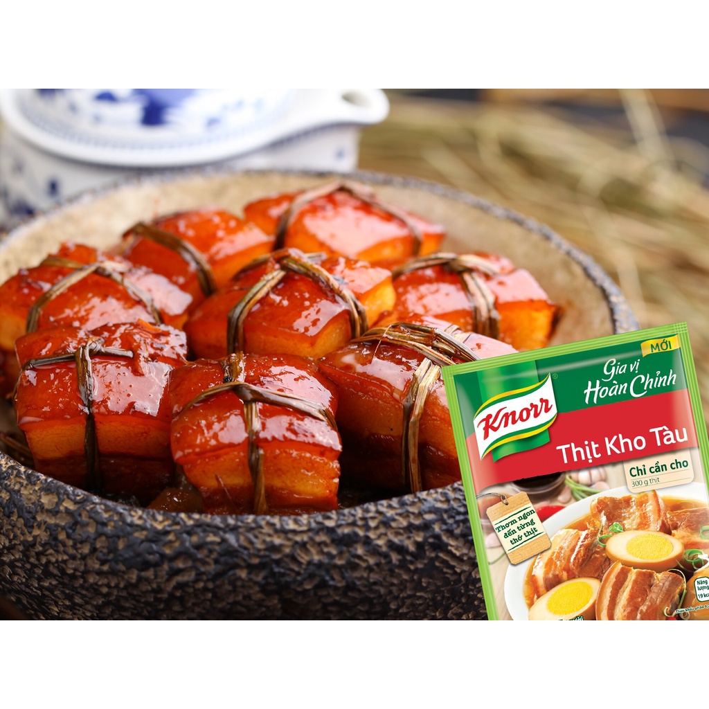 Gia vị kho thịt Knorr (Thịt kho, cá kho, canh chua) (đủ 3 vị best seller)