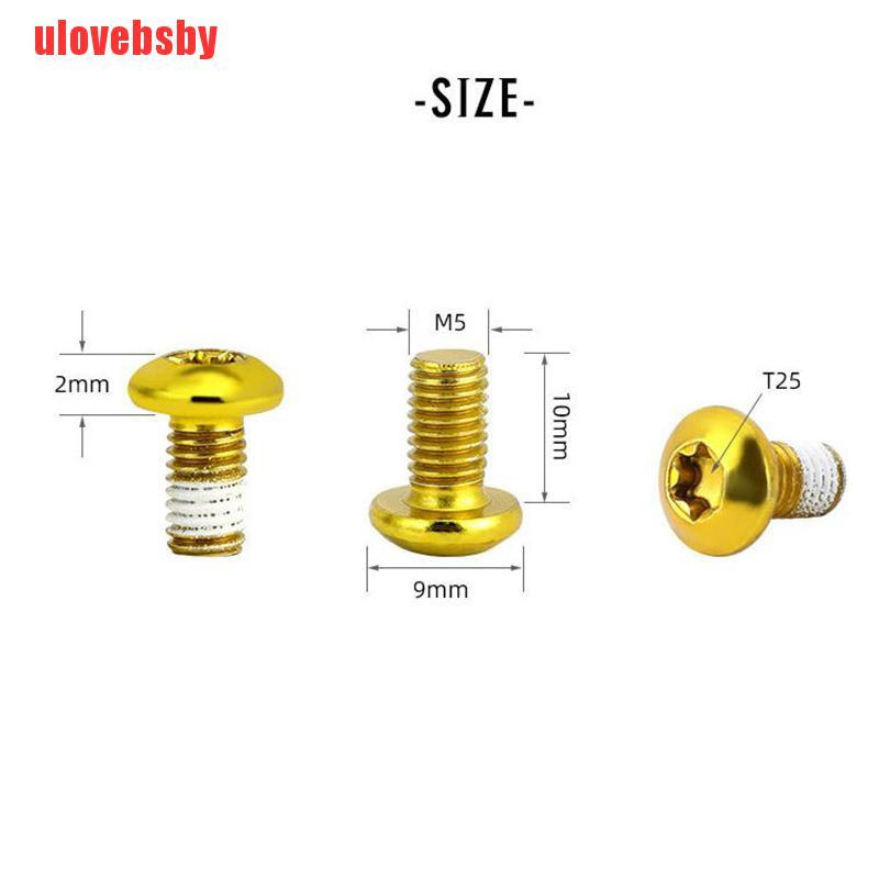 Bộ 12 Ốc Vít T25 Bằng Thép Gắn Đĩa Phanh Xe Đạp Leo Núi