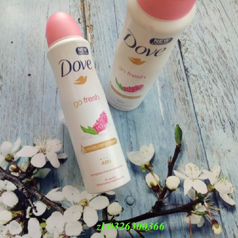 Xịt Khử Mùi Nữ Dove 150ml Go Fresh Lựu,  Chính Hãng.