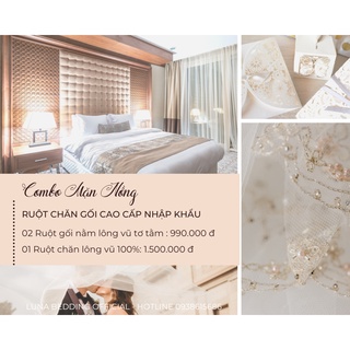 Combo Ruột Chăn Ruột Gối Luna Bedding