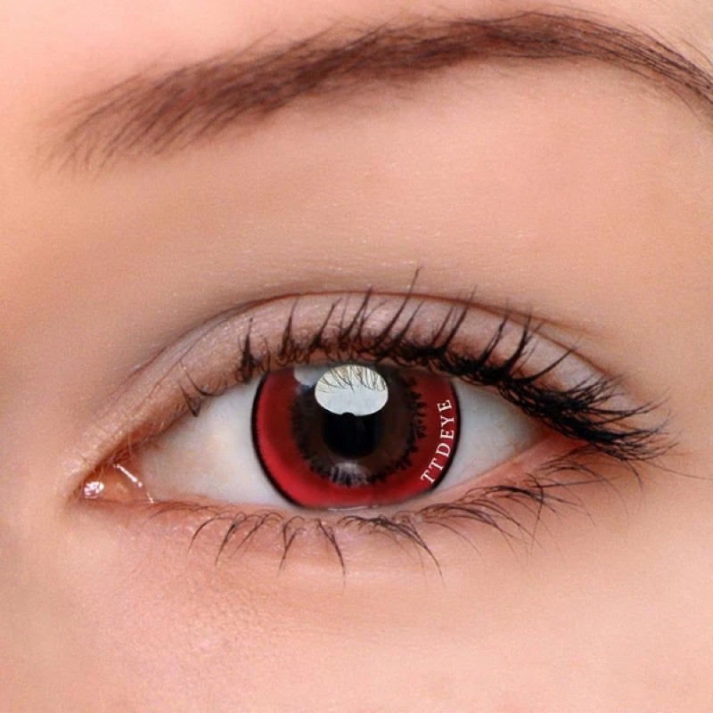 Áp tròng cosplay Volturi Red lens đỏ 14.0MM  - Kính Áp Tròng FAIRY SHOP CONTACT LENS