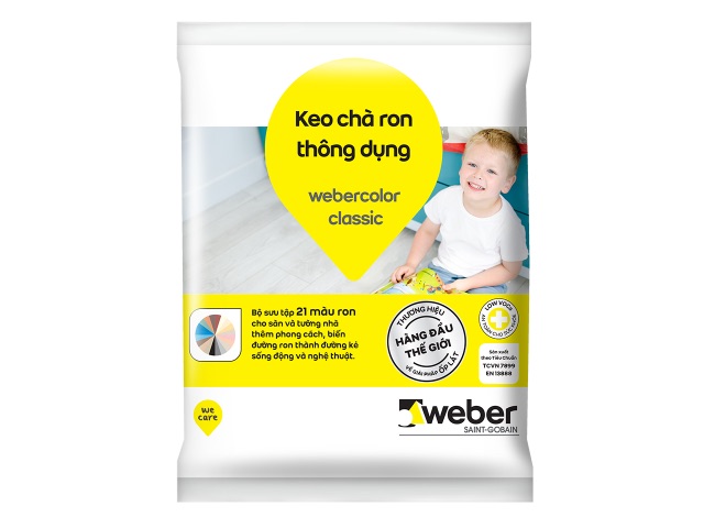 Keo chà ron Weber color classic - CÔNG NGHỆ THAILAND